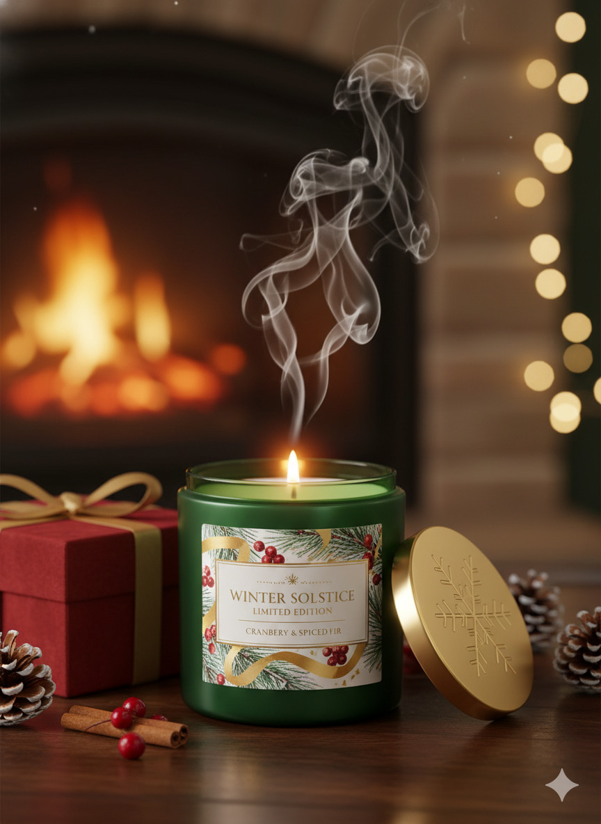 Limited seasonal edition candles